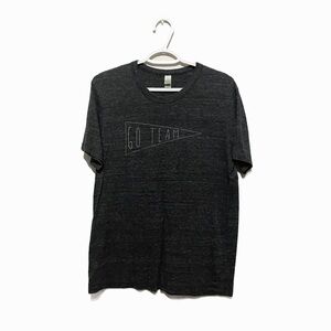 Go Team Heather Grey Sports Fan T-Shirt - Large